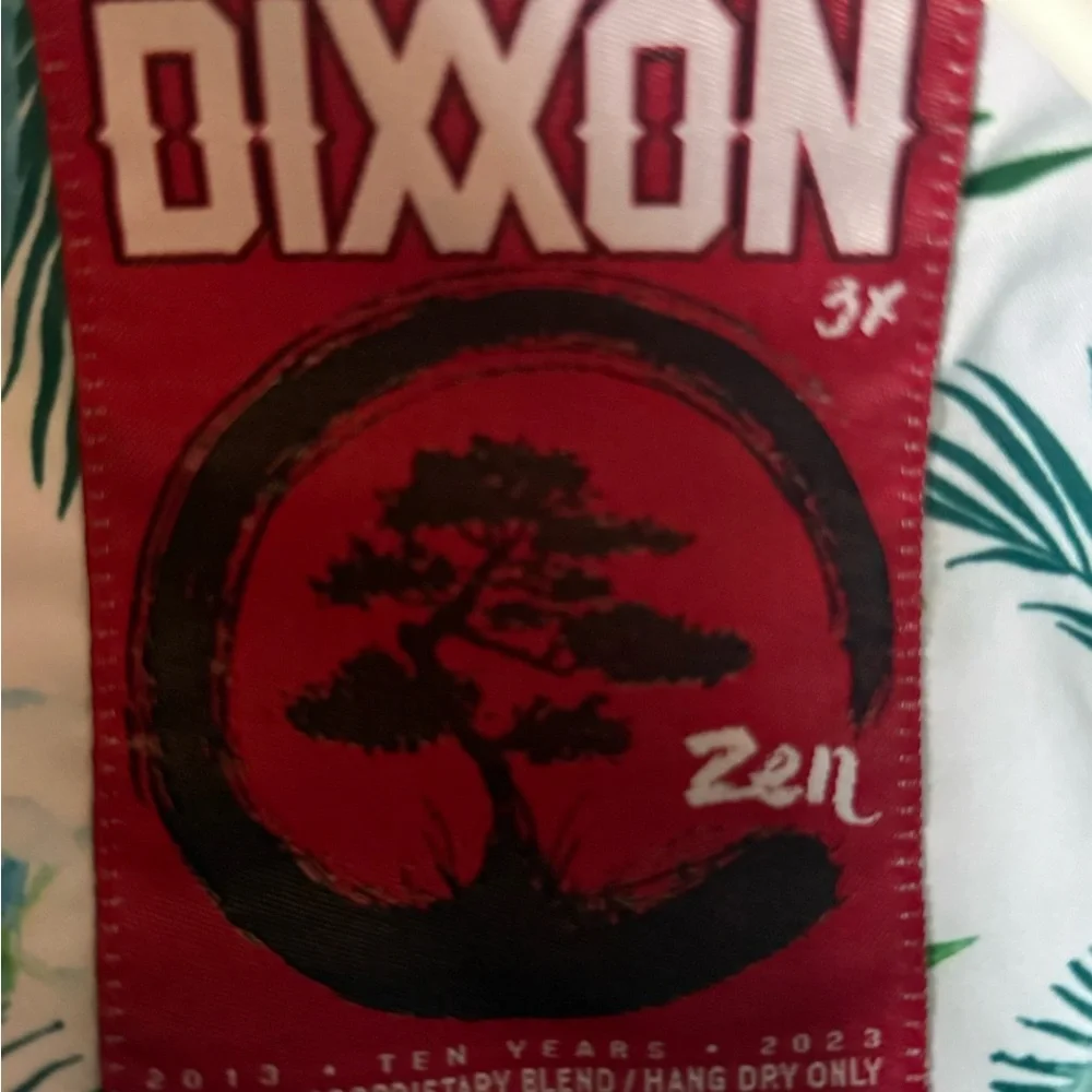 DIXXON “Zen” Men's 3XL Blue and White Floral Shirt - Picture 4 of 4